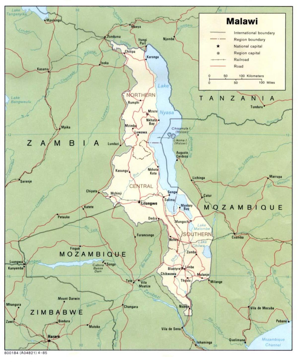 rrugë hartë të blantyre Malavi