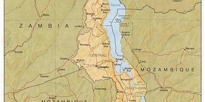 Liqeni Malavi në hartë