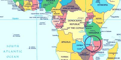 Malavi vend në hartë të botës